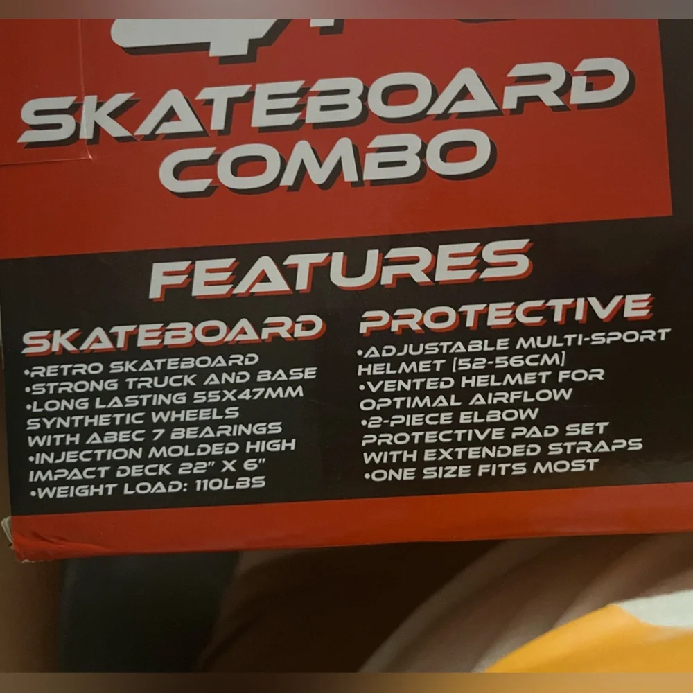 Halo Skateboard Combo Set - Bold Red - Picture 3 of 3